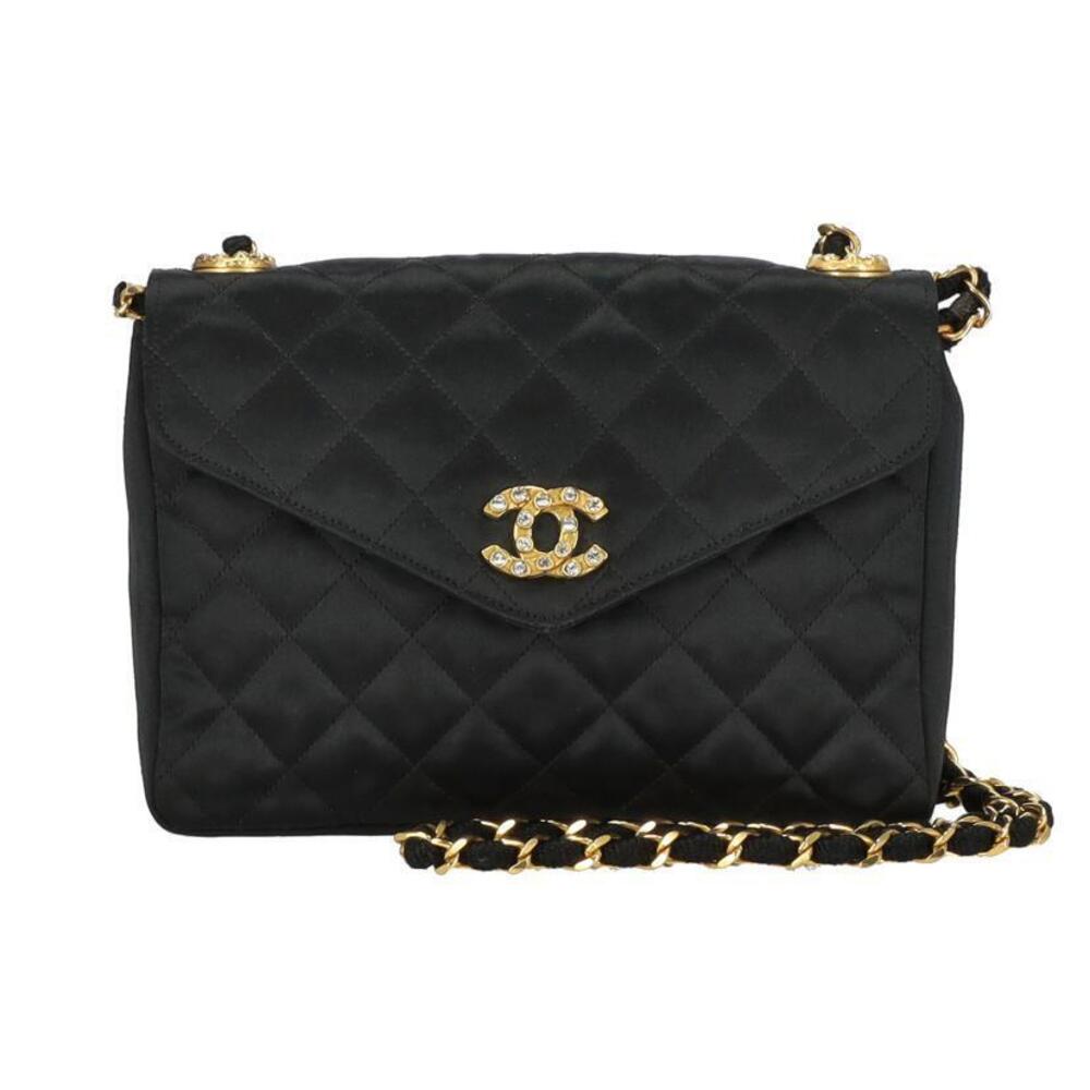 CHANEL satin Shoulder Bag
